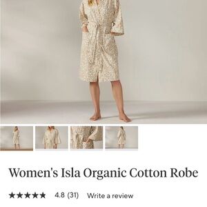 Coyuchi Isla Organic Cotton Robe
